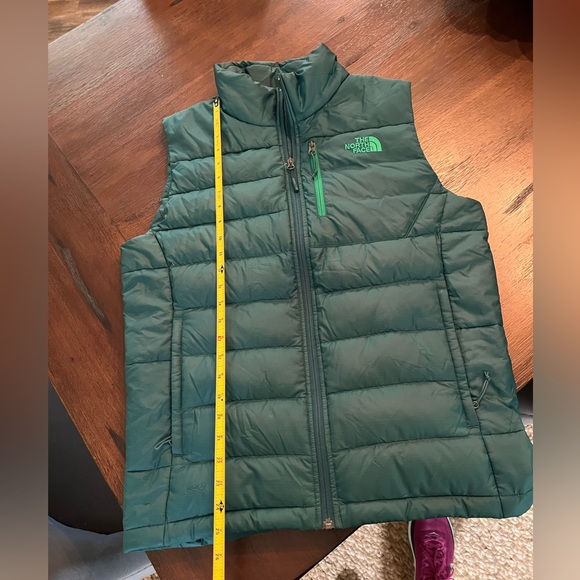 The North Face Goose Down 550 Vest Men’s Small Green and Winter Hiking Winter - Picture 8 of 10